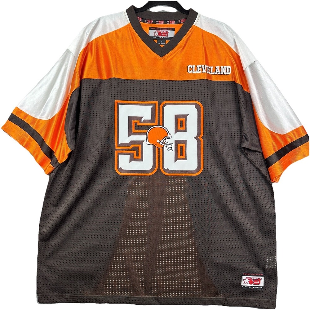 Vintage Cleveland Browns #58 BET Sports Limited Edition Jersey Men's 2XL XXL